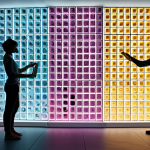 A dynamic, abstract representation of personalized and modular learning. Interlocking, glowing educational blocks form unique, customizable learning paths, with a diverse student silhouette arranging them. The background is a clean, modern learning space, emphasizing flexibility, autonomy, and progress beyond traditional classroom walls. High resolution, futuristic educational technology theme.